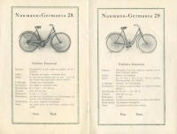 Seidel & Naumann Fahrrad Prospekt 1919