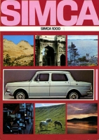 Simca 1000 brochure 1972