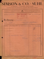 Simson 8/40 HP brochure ca. 1925