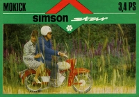 Simson Mokick Star SR 4-2/1 brochure 1970