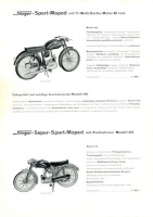 Staiger program Bicycles and mopeds 1957