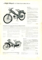 Staiger program Bicycles and mopeds 1957