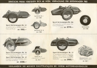 Steib sidecar program ca. 1933