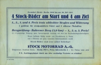 Stock Leichtmotorrad brochure 1925