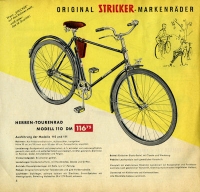 Stricker Fahrrad Programm 1962