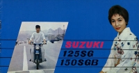 Suzuki 125 SG 150 SGB Prospekt ca. 1961