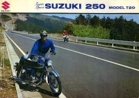 Suzuki 250 Model T 20 Prospekt ca. 1966