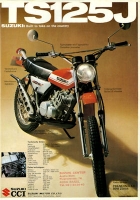 Suzuki TS TC 125 J Prospekt 1972