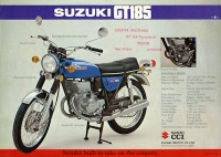 Suzuki GT 185 T 500 K Prospekt 1973