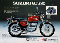 Suzuki GT 380 550 M Prospekt 1975