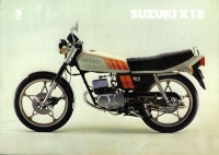 Suzuki X 1 E brochure 1979