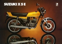 Suzuki X 5 E brochure 1979