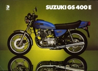 Suzuki GS 400 E brochure 1979