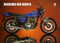 Suzuki GS 550 E brochure 1979