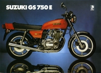 Suzuki GS 750 E brochure 1979