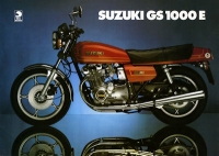 Suzuki GS 1000 E brochure 1979