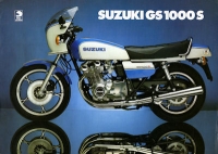 Suzuki GS 1000 S brochure 1979