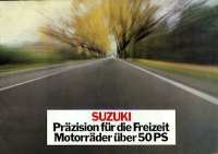 Suzuki Programm über 50 PS 1980