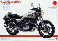 Preview: Suzuki GR 650 X + GS 850 G Prospekt 1985