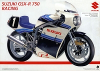 Preview: Suzuki GSX-R 750 + GSX-R 750 Racing Prospekt 1985