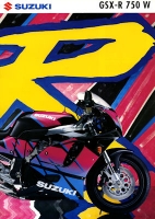 Suzuki GSX-R 750 W brochure 1992