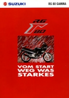 Suzuki RG 80 Gamma brochure 1993