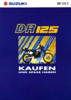 Suzuki DR 125 S brochure 1993