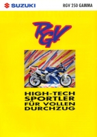 Suzuki RGV 250 Gamma brochure 1993