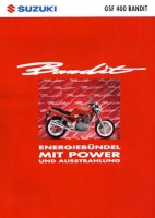 Suzuki GSF 400 Bandit brochure 1993