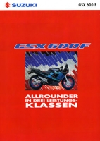 Suzuki GSX 600 F brochure 1993