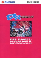 Suzuki DR 650 R Dakar brochure 1993