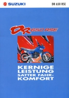 Suzuki DR 650 RSE brochure 1993