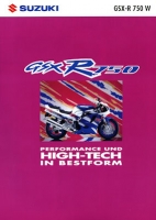 Suzuki GSX-R 750 W brochure 1993