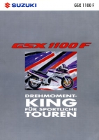 Suzuki GSX 1100 F brochure 1993