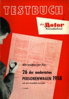 Motor-Rundschau Testbook 11th edition 1958