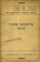 Sherman Panzer M4A3 Bedienungsanleitung 1944/48