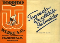 Torpedo Fahrrad Programm 11.1933