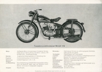 Torpedo Motorfahrrad Leichtmotorrad Prospekt ca. 1950