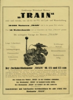 Train Motoren Prospekt 1920er Jahre