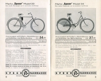 Triepad bicycle program 1938