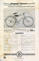 Triepad bicycle program 1938