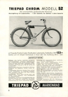 Triepad Fahrrad Programm 1952