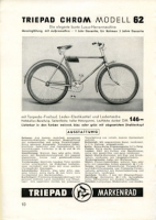 Triepad Fahrrad Programm 1952