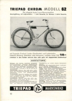 Triepad Fahrrad Programm 1952