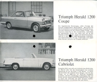 Preview: Triumph Herald 1200 Prospekt 1961-64