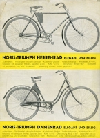 Triumph Fahrrad Programm 1931