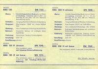 Preview: Triumph Preisliste 9.1952