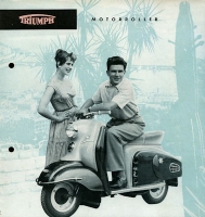 Triumph scooter brochure 1956