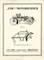 UDE Models KV and II brochure ca. 1925