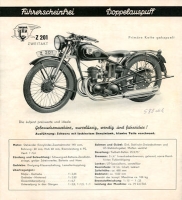 UT 200 cm brochure 1936